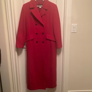 BIANCA NYGARD vintage double breasted long wool coat, made in Canada!